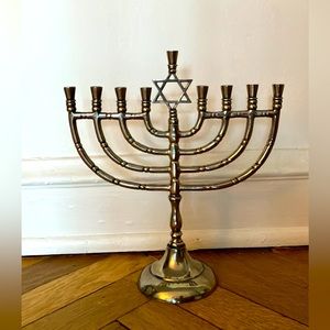 Vintage menorah